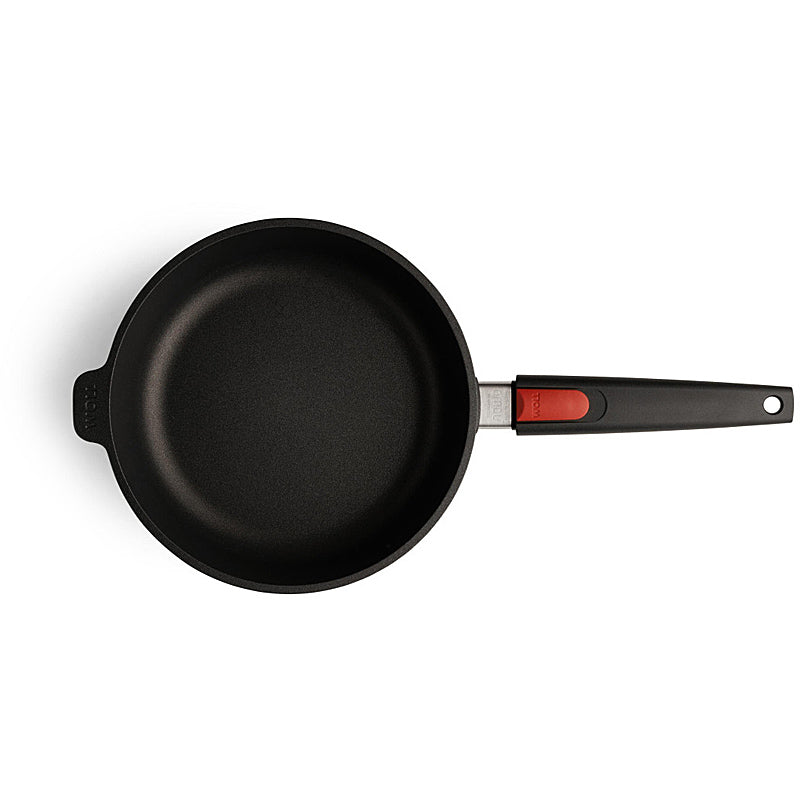 WOLL Nowo Induktion Line Guss-Hochrandpfanne, 24 cm Ø; 7 cm hoch; abnehmbarer Stiel 1724IL
