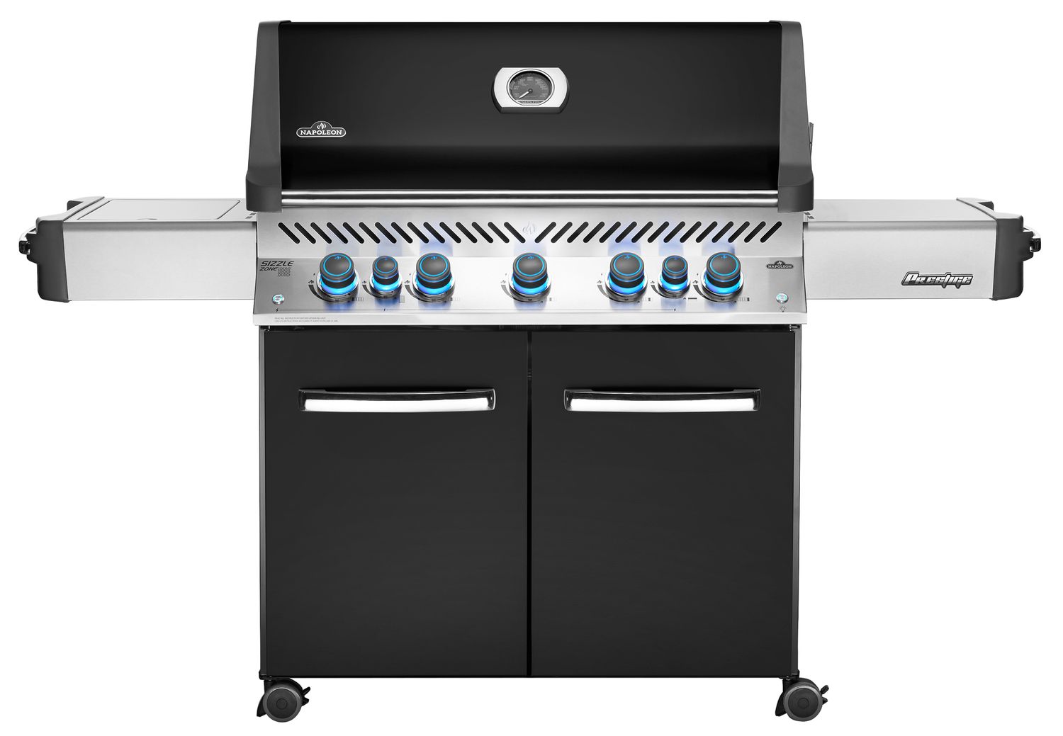 Napoleon P665RSIBPK Gasgrill Prestige 665 Schwarz Safety Glow und Sizzle Zone