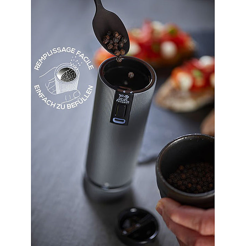 Peugeot LINE Pfeffermühle elektrisch u'Select Aluminium/Carbon 15 cm
