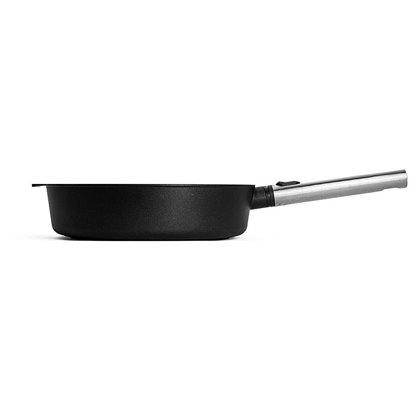 WOLL DIAMOND XR logic pro cast iron deep frying pan, 24 cm diameter, 7 cm high, with stainless steel handle 1724PLCI