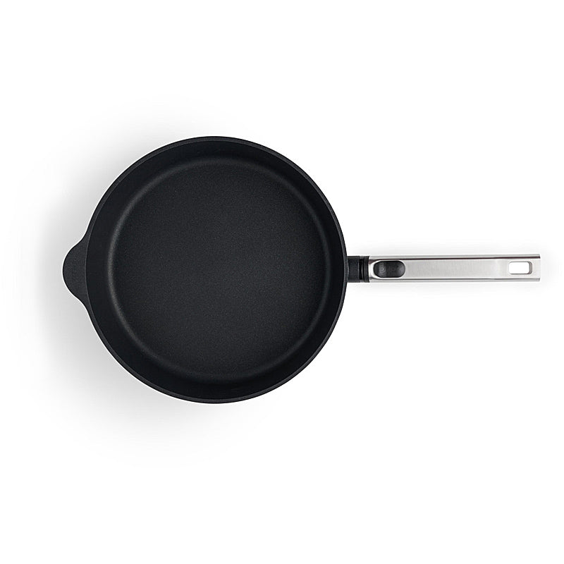 WOLL DIAMOND XR logic pro cast iron deep frying pan, 28 cm diameter; 7 cm high; with stainless steel handle 1728PLCI