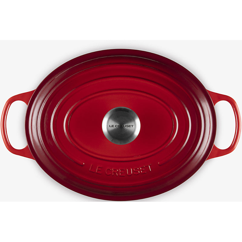 Le Creuset Bräter oval Signature 29cm kirschrot