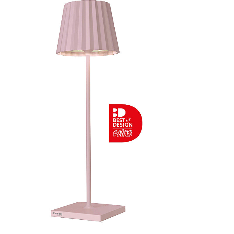 Sompex-Lighting TROLL 2.0 Battery-Powered Table Lamp Pink