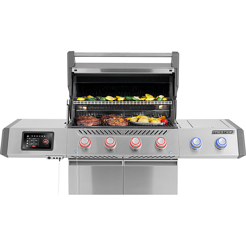 Napoleon Prestige PRO 500 Connected Stainless Steel Gas Grill incl. Rotisserie & Infrared