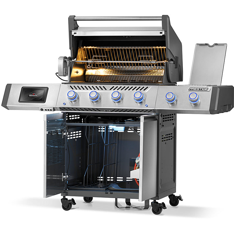 Napoleon Prestige PRO 500 Connected Stainless Steel Gas Grill incl. Rotisserie & Infrared