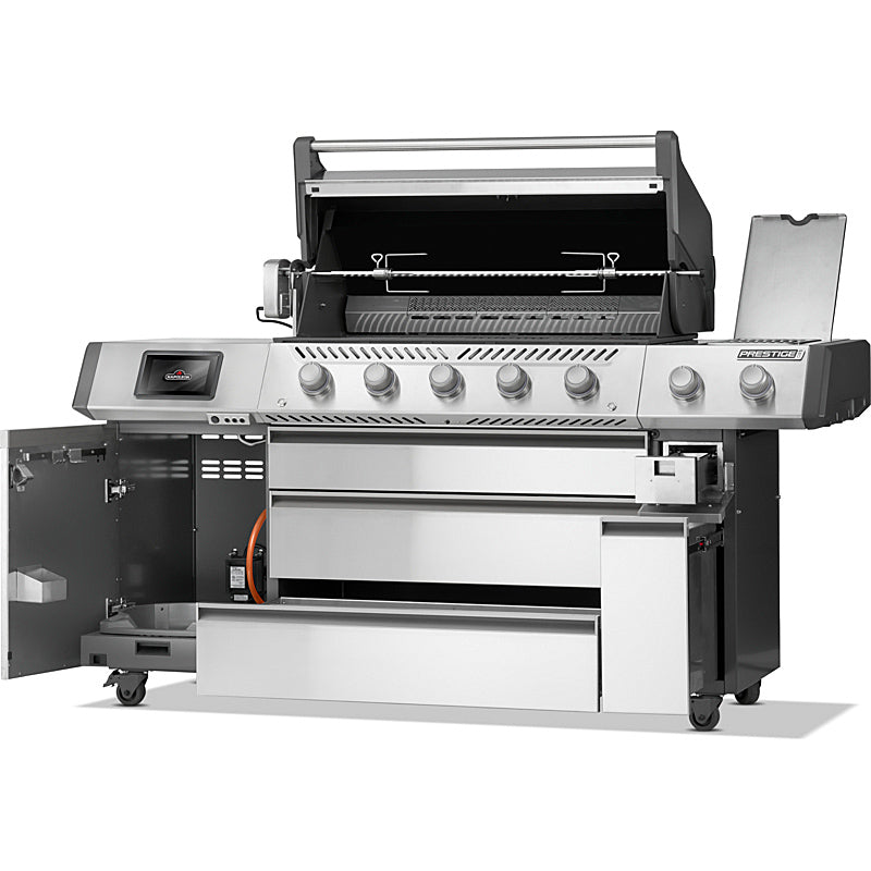 Napoleon Prestige PRO 665 Connected Flaggschiff Edelstahl Gasgrill inkl. Drehspieß