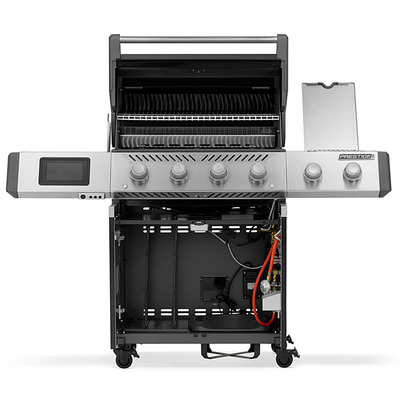 Napoleon Prestige PRO 500 Connected Gasgrill Schwarz inkl. Drehspieß & Infrarotbrenner