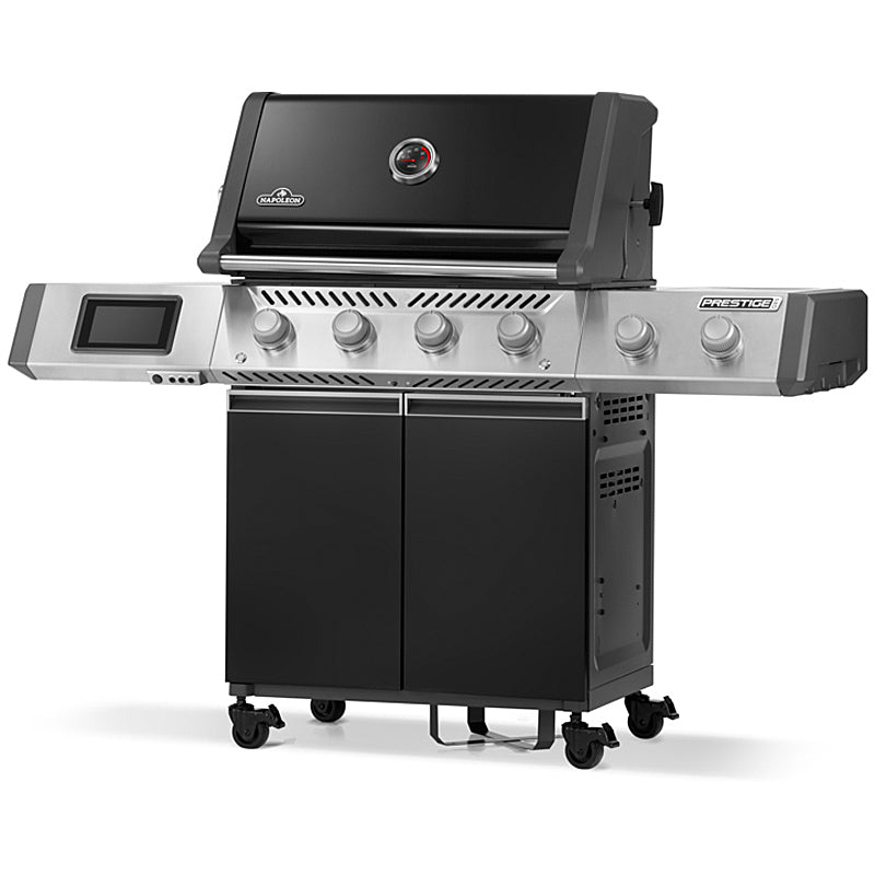 Napoleon Prestige PRO 500 Connected Gasgrill Schwarz inkl. Drehspieß & Infrarotbrenner
