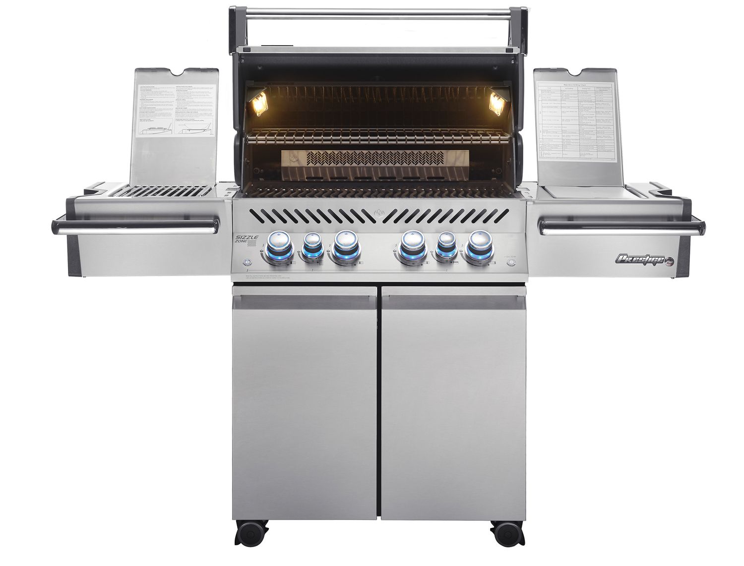 Napoleon Prestige PRO 500 Gasgrill PRO500RSIBPSS-3-DE Edelstahl mit SIZZLE ZONE