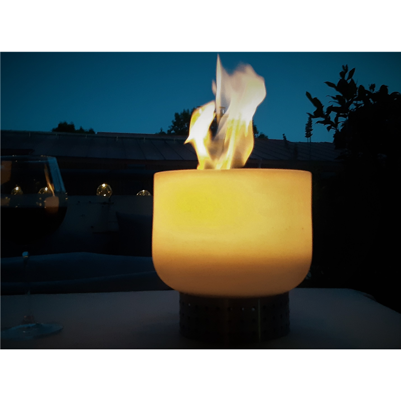 Qflame QSet20 Tischfeuerschale Quartzglas