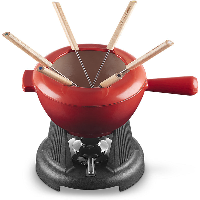 Le Creuset Käsefondue Set Mode Kirschrot