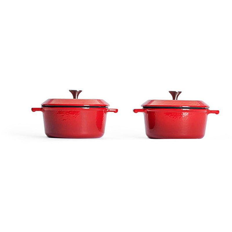 WOLL Guss-Mini-Kasserolle 2-teilig mit Deckel Chili Red