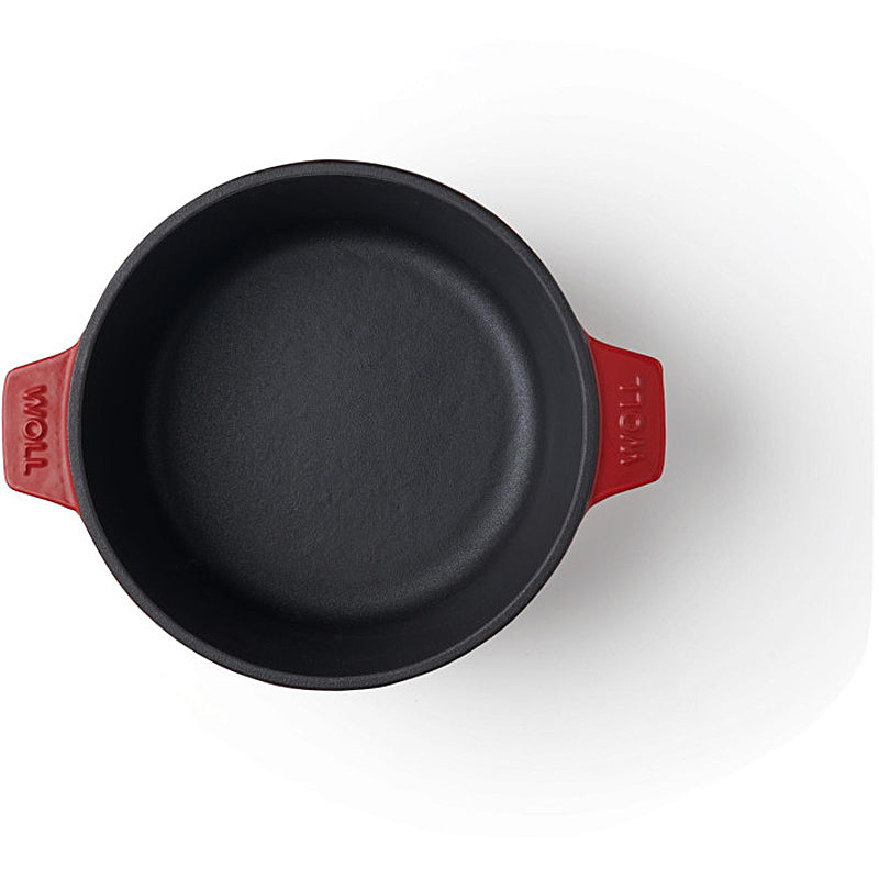 WOLL Kasserolle 20cm Gusseisen 2,8L Chili Red 120CI-010