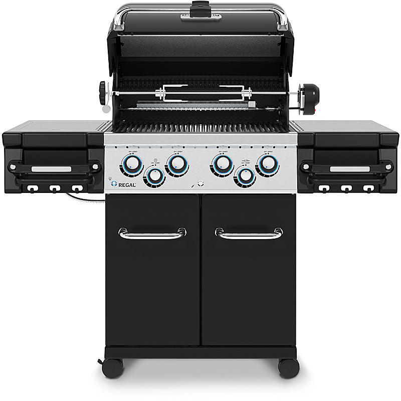 Broil King Regal 490 Gasgrill Farbe: Schwarz Bundle Gussplatte und Schutzhülle inklusive