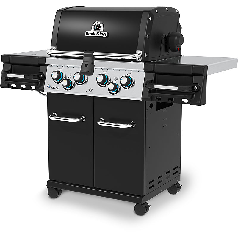 Broil King Regal 490 Gasgrill Farbe: Schwarz Bundle Gussplatte und Schutzhülle inklusive