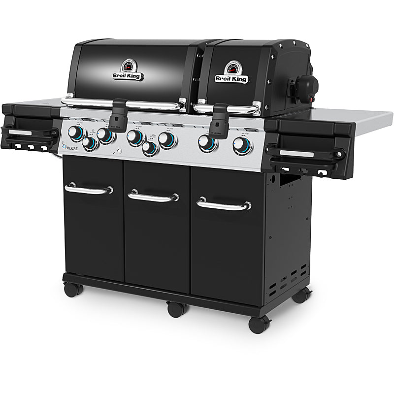 Broil King Regal 690 Schwarz Gasgrill Bundle Gussplatte und Schutzhülle inklusive