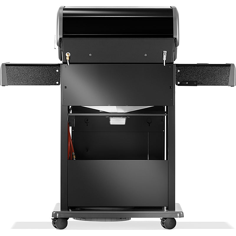 Napoleon Rogue 425 Gasgrill mit Heck- und Seitenbrenner, Schwarz, inkl. Drehspieß