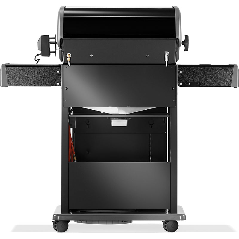 Napoleon Rogue 425 Gasgrill mit Heck- und Seitenbrenner, Schwarz, inkl. Drehspieß