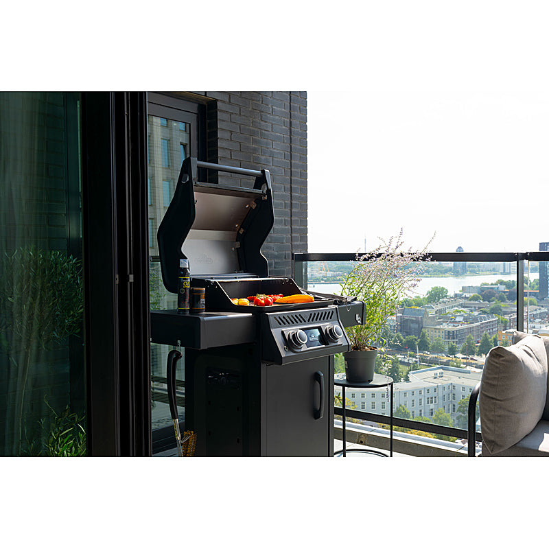Napoleon Rogue EQ 365, Elektrogrill Farbe: Mattschwarz WIFI/Bluetooth