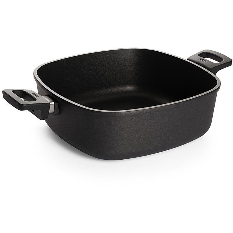 WOLL NOWO INDUCTION LINE cast iron roaster, 28 x 28 cm; 10 cm high; 6.0 liters; with 2 side handles 1028IL