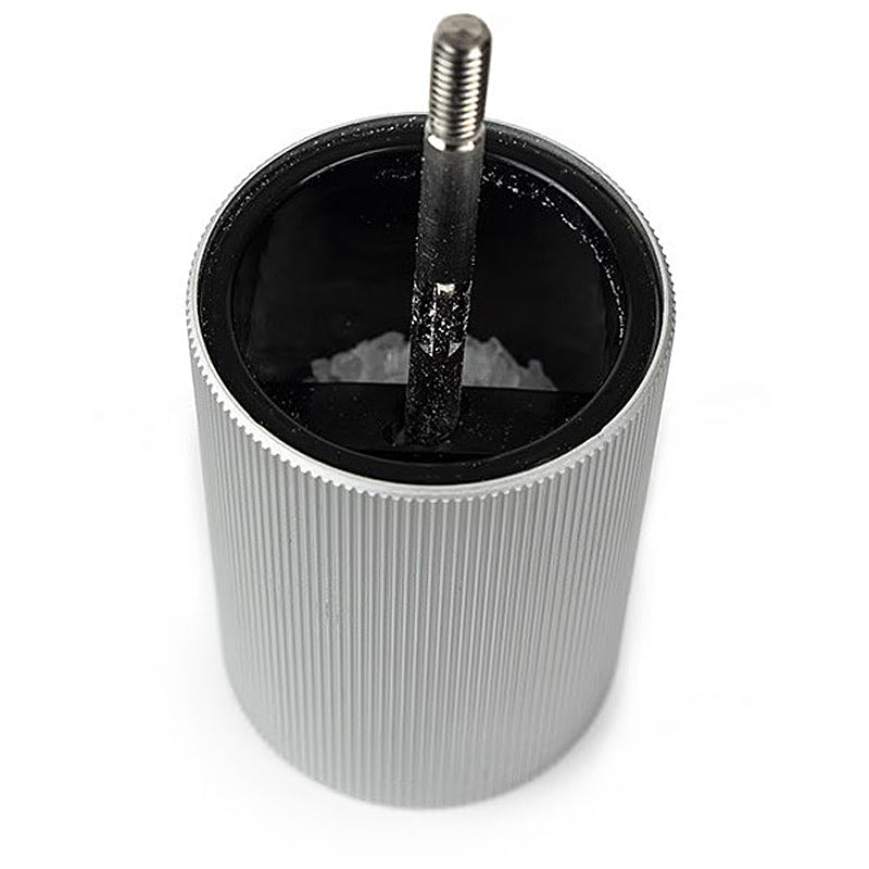 Peugeot LINE Aluminium/Natural - 18 cm Salt Mill