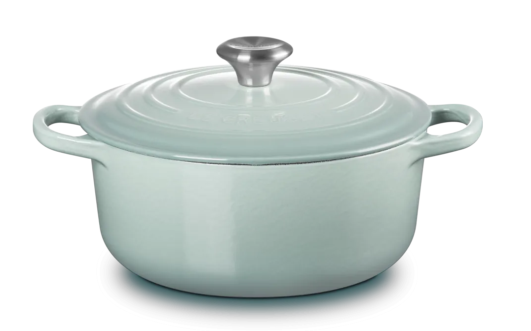 Le Creuset Bräter Signature 24 cm Sea Salt