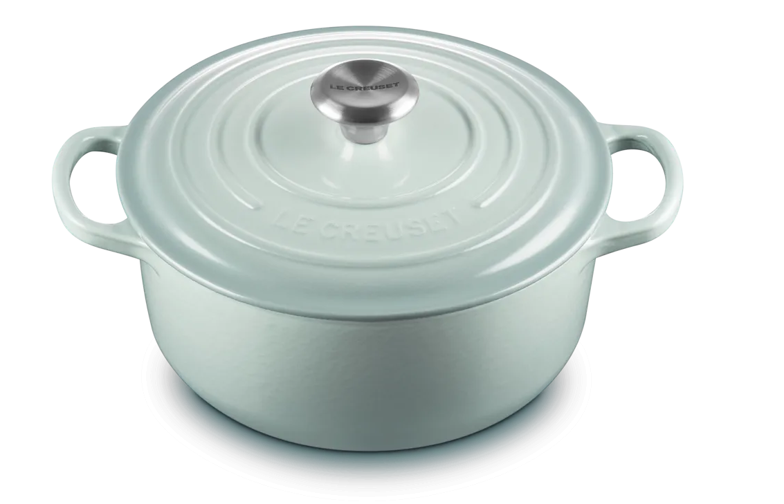 Le Creuset Bräter Signature 24 cm Sea Salt