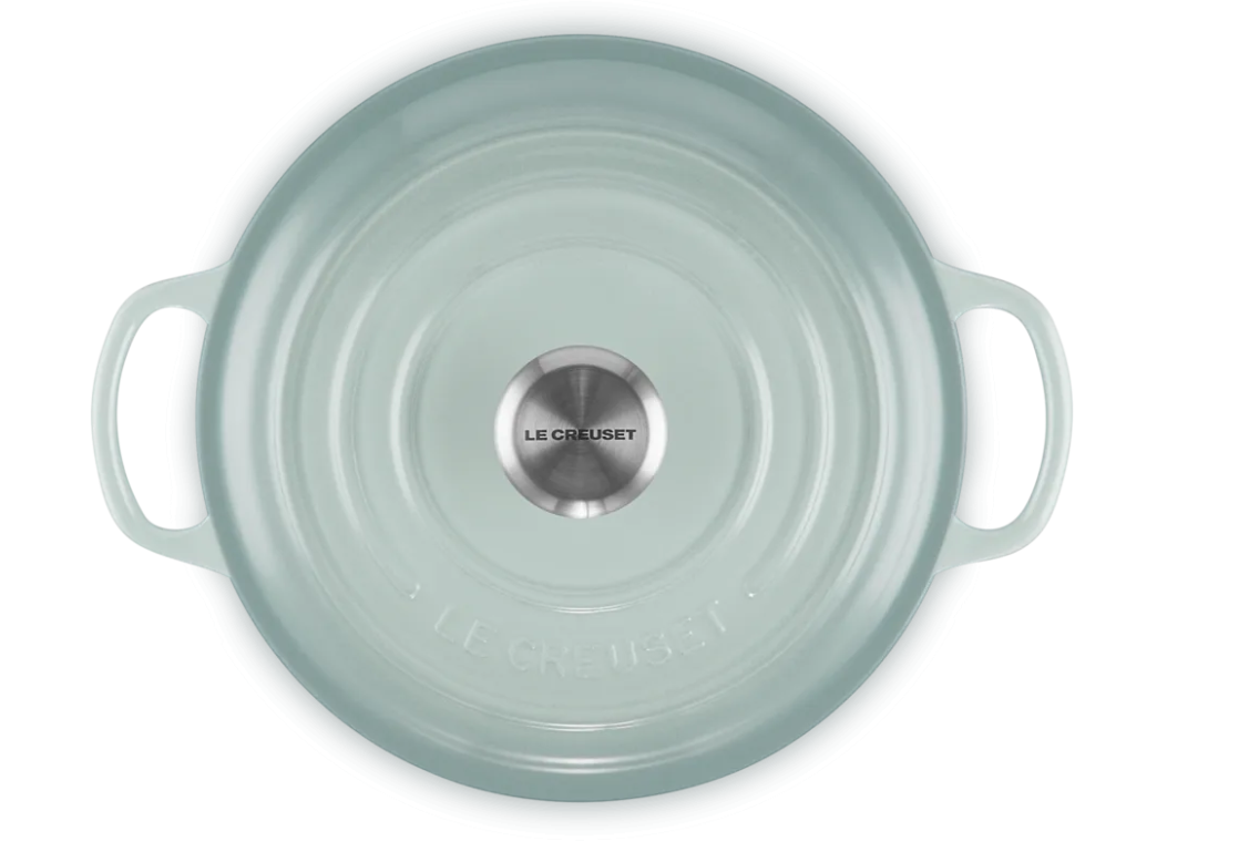 Le Creuset Bräter Signature 24 cm Sea Salt