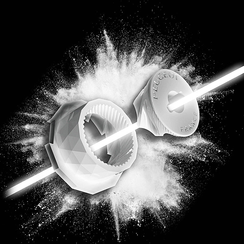 Peugeot PARIS Salzmühle u'Select Z weiß lackiert 22 cm