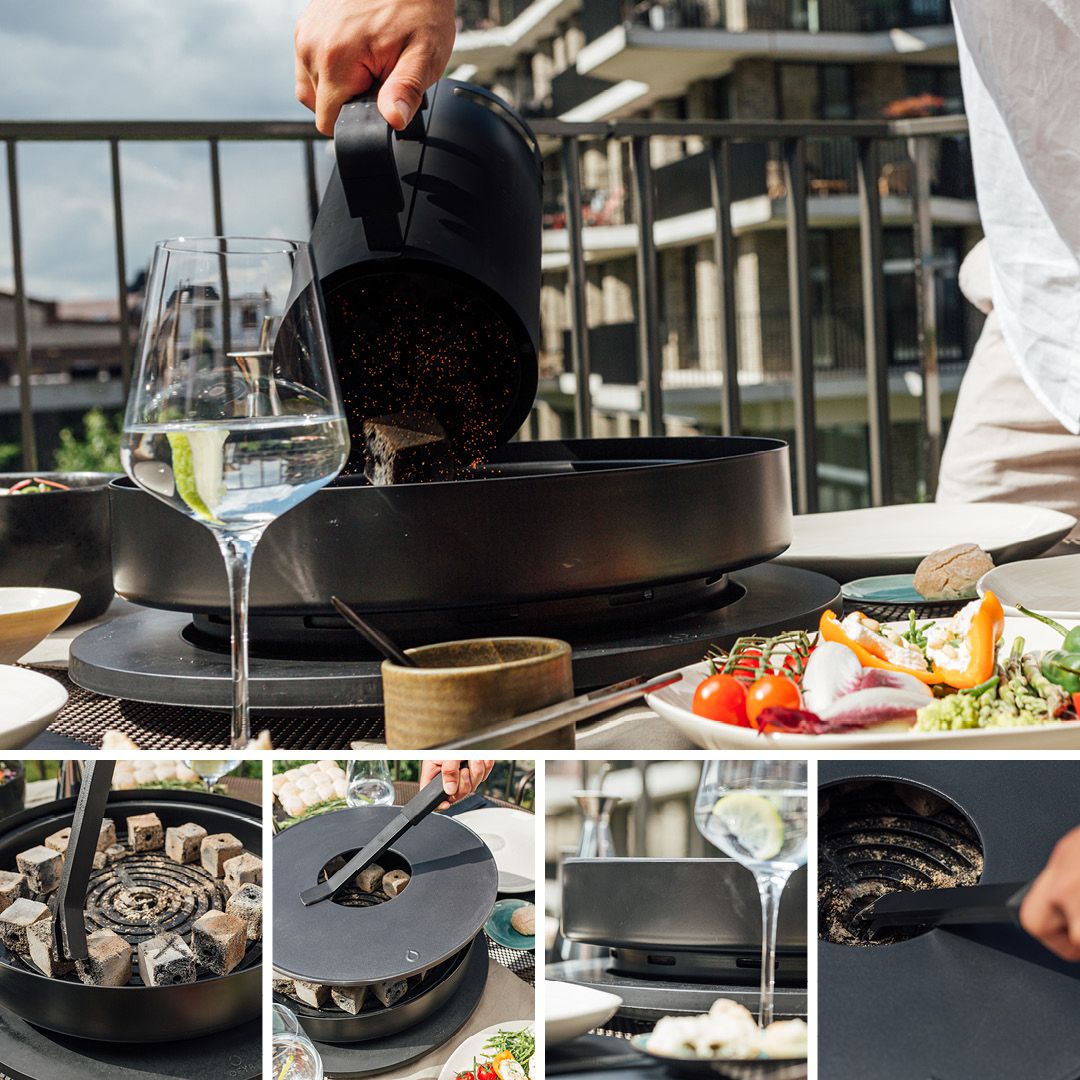 OFYR Tabl'O Tischgrill mit Anzündkamin