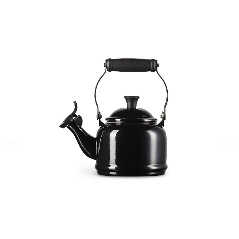 Le Creuset Wasserkessel Demi 1,1 Liter Schwarz Glänzend