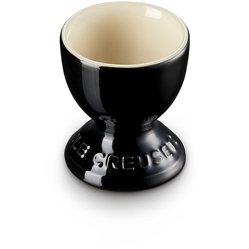 Le Creuset Eierbecher Klassik 0,4L Schwarz Glänzend