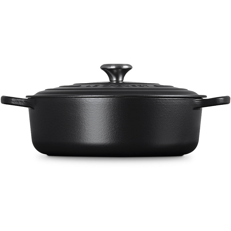 Le Creuset Gourmet Signature Roaster 30cm Matte Black Inside & Out