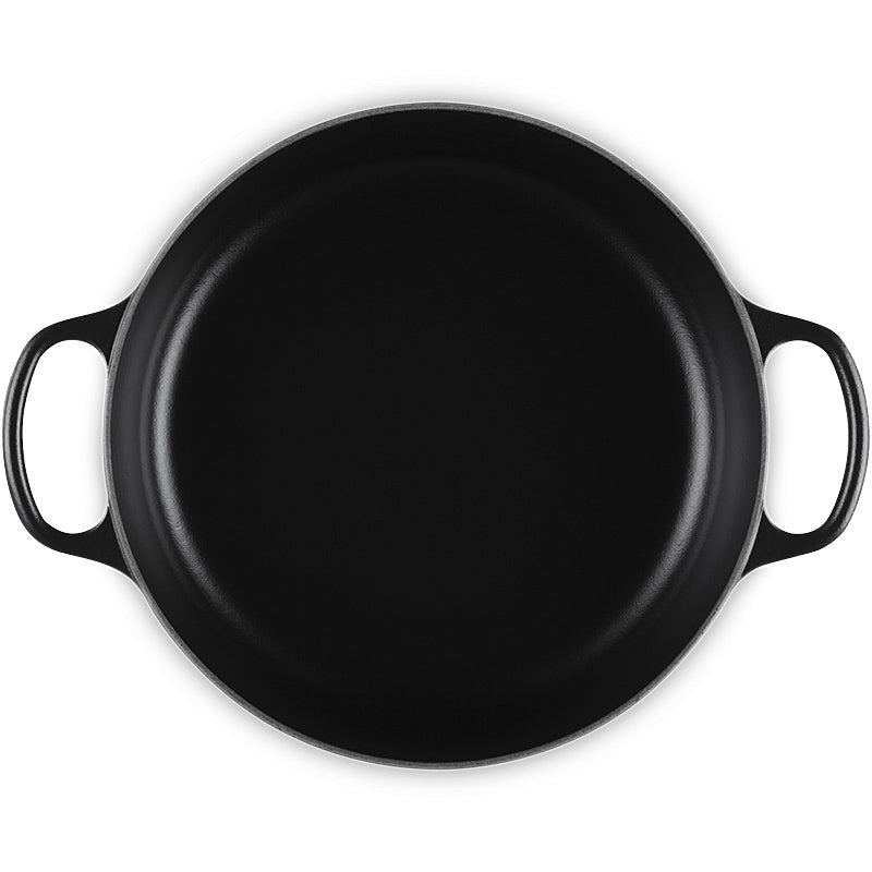 Le Creuset Gourmet Signature Roaster 30cm Matte Black Inside & Out