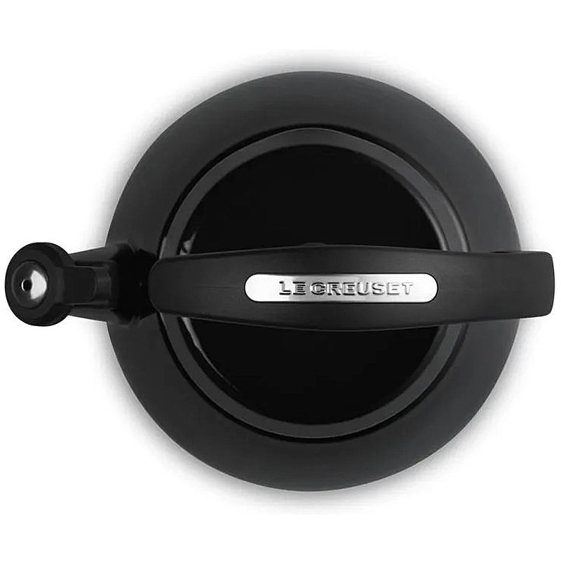 Le Creuset Wasserkessel Cloche 2,1 Liter Schwarz glänzend