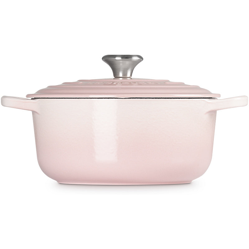 Le Creuset Signature Round Roaster 24 cm Shell Pink