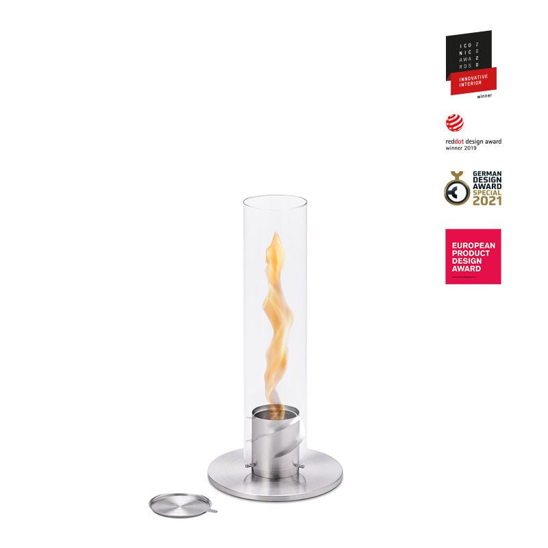 Höfats SPIN 900 Tischfeuer silber