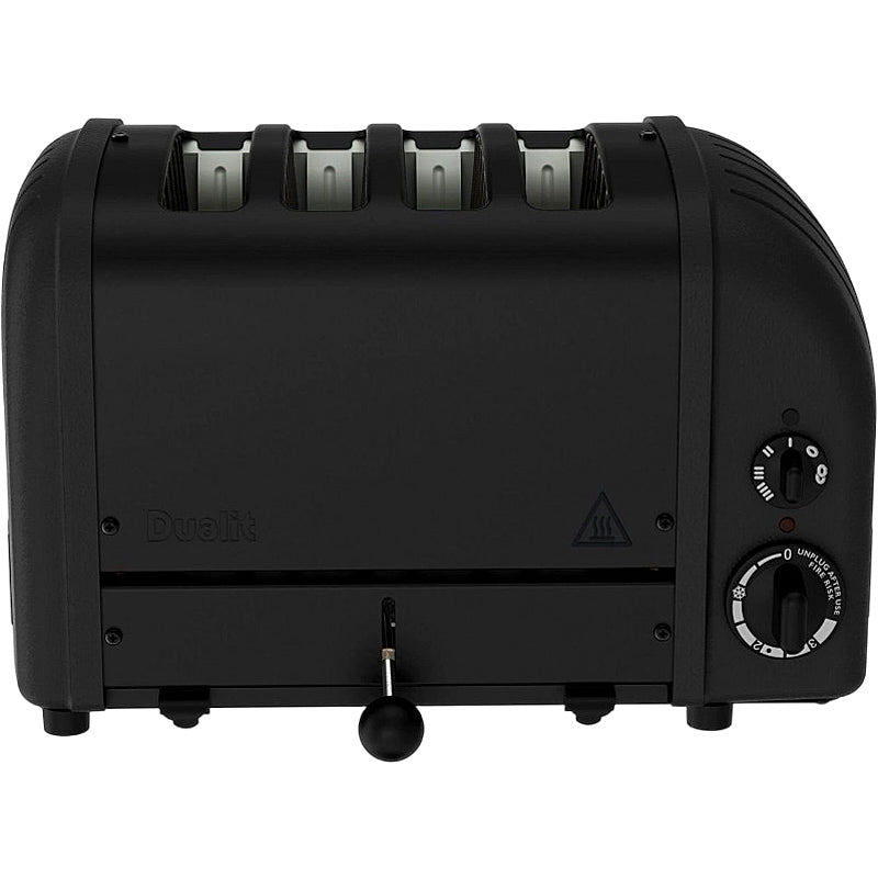 Dualit Classic Toaster 4-Schlitz New Generation Stealth Schwarz matt