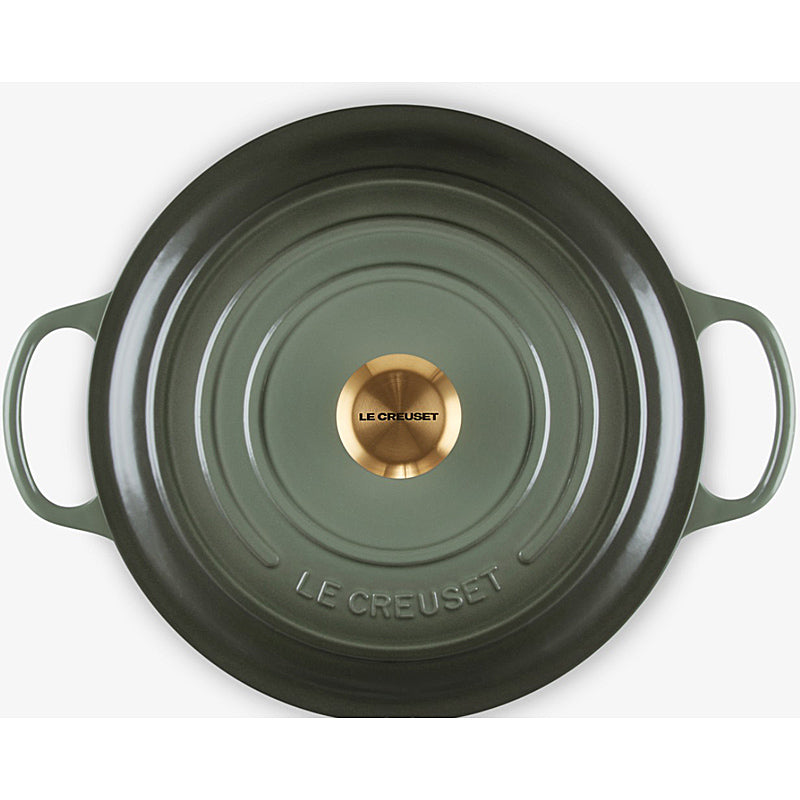 Le Creuset Bräter Signature rund 26 cm Thyme
