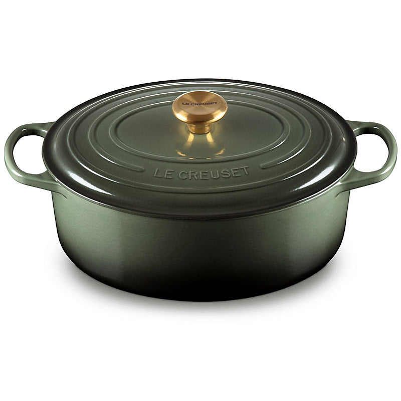 Le Creuset Bräter Signature oval 31 cm Thyme