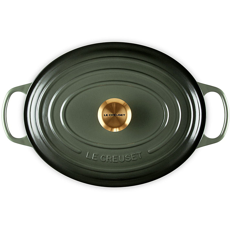 Le Creuset Bräter Signature oval 31 cm Thyme