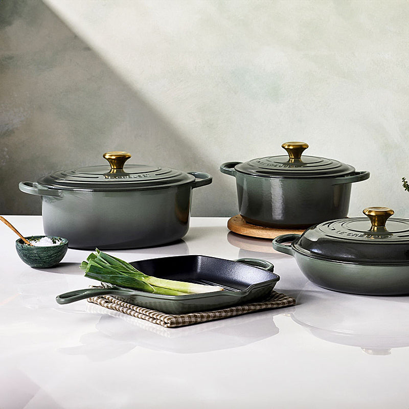 Le Creuset Bräter Signature oval 31 cm Thyme