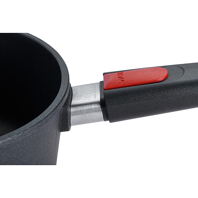 WOLL Nowo Induktion Line Guss-Stieltopf, 18 cm Ø; 10 cm hoch; 2,0 Liter incl. Sicherheitsglasdeckel 1118ILL