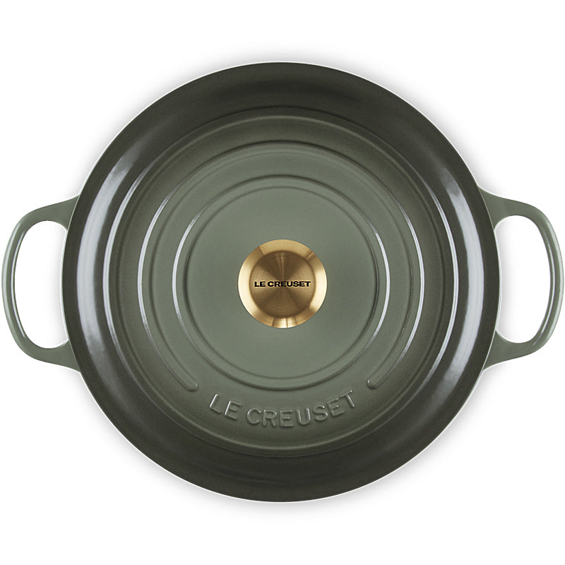 Le Creuset Signature Round Roaster 24 cm Thyme