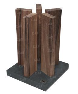 Kai Messerblock Stonehenge, Walnuss STH-4