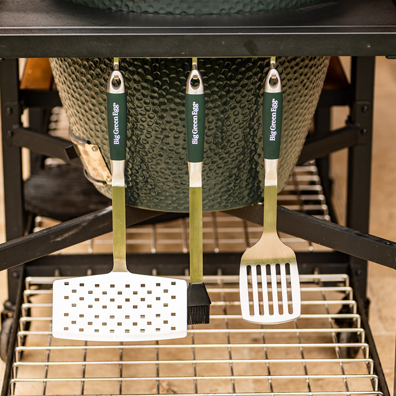 Big Green Egg Küchenhelfer Set aus Edelstahl