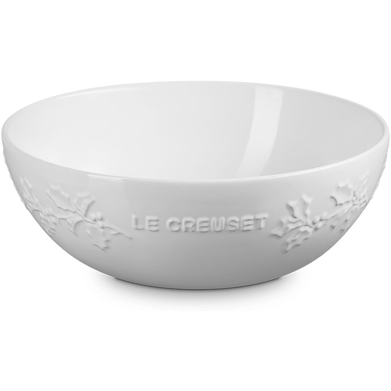 Le Creuset Servierschüssel Holly 25 cm White
