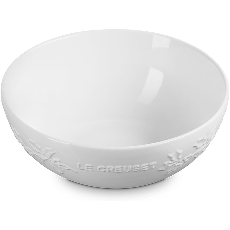 Le Creuset Servierschüssel Holly 25 cm White