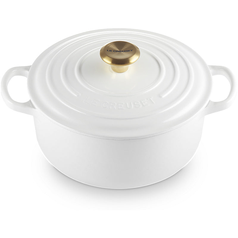 Le Creuset Signature Round Roaster 20 cm White