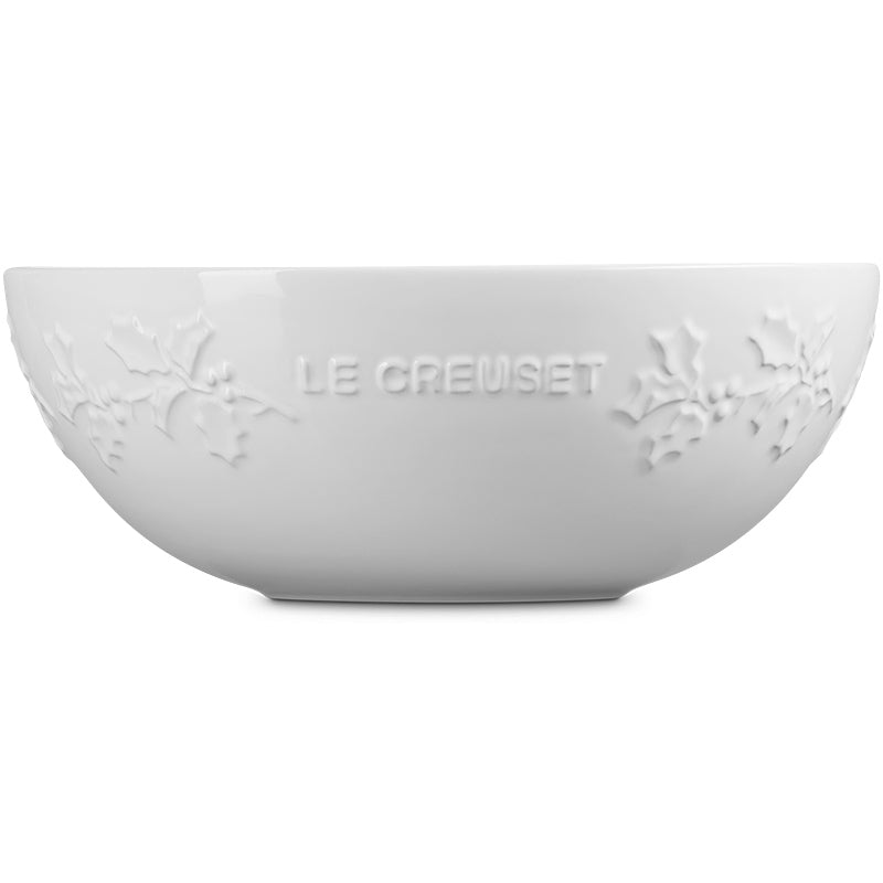 Le Creuset Servierschüssel Holly 25 cm White
